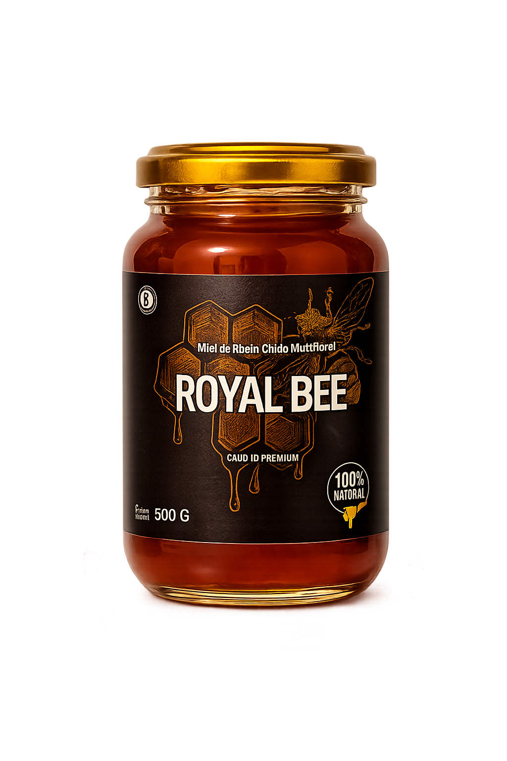 Miel de abeja cruda 500g